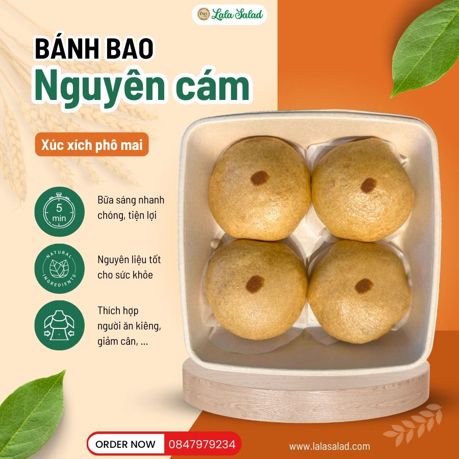 Bánh Bao Nguyên Cám