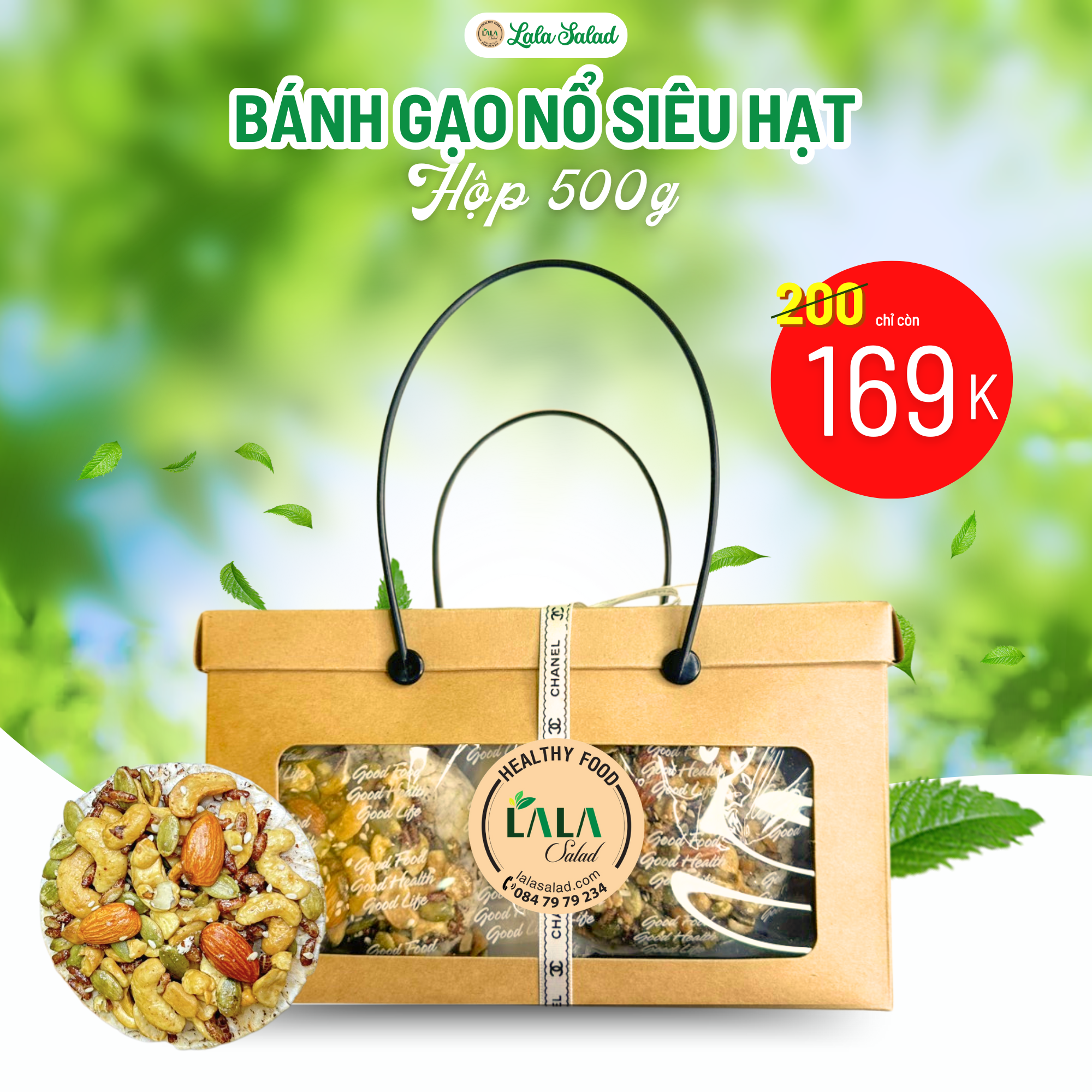 Hộp Bánh Gạo Nổ Siêu Hạt