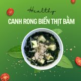  Canh Rong Biển Nấm Kim Châm Thịt Bằm 