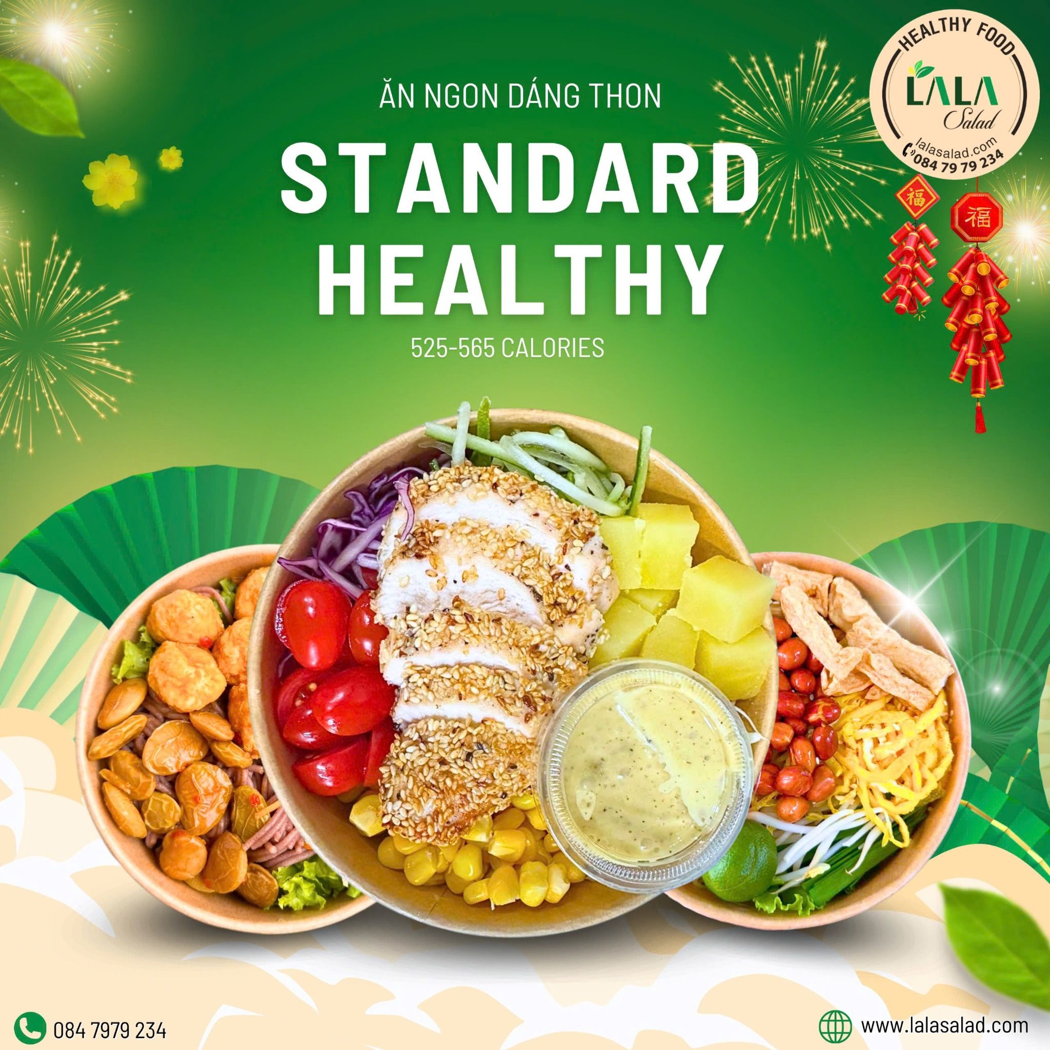 Gói Standard Healthy - Combo 2 Phần/ 1 Ngày/ 5 Ngày ( Bao gồm ship )