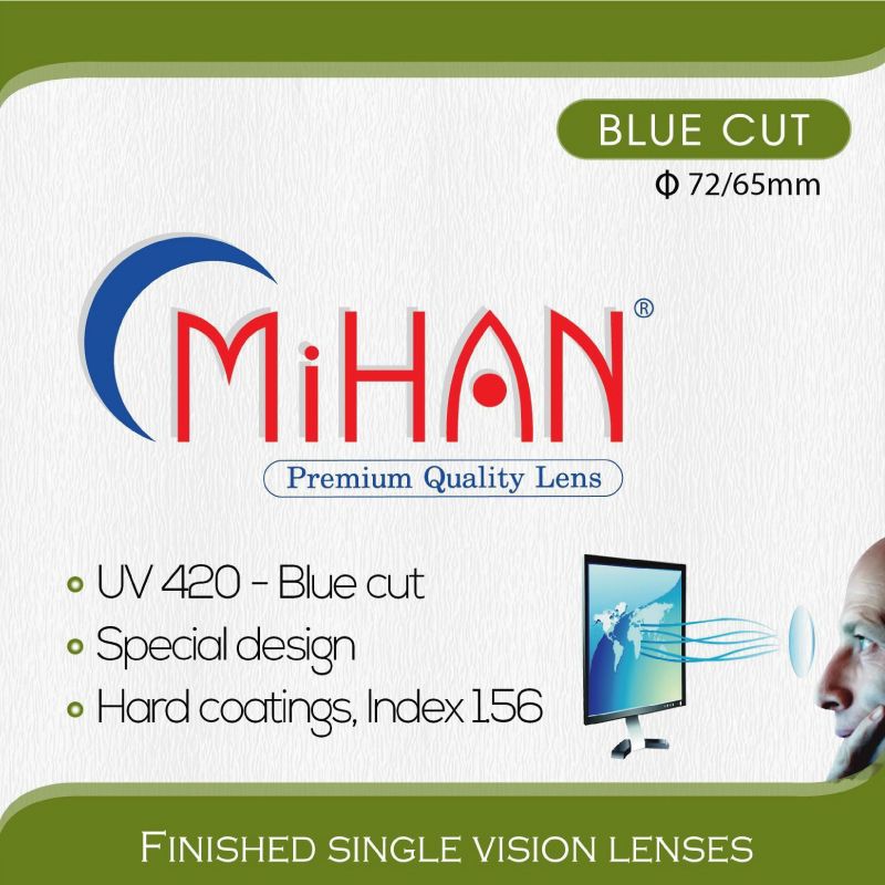 MiHAN 1.56 TRÁNG CỨNG CHỐNG ÁNH SÁNG XANH