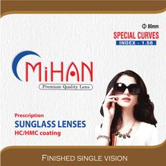 MiHAN ECO 1.56  MÀU TRÁNG GƯƠNG 80MM