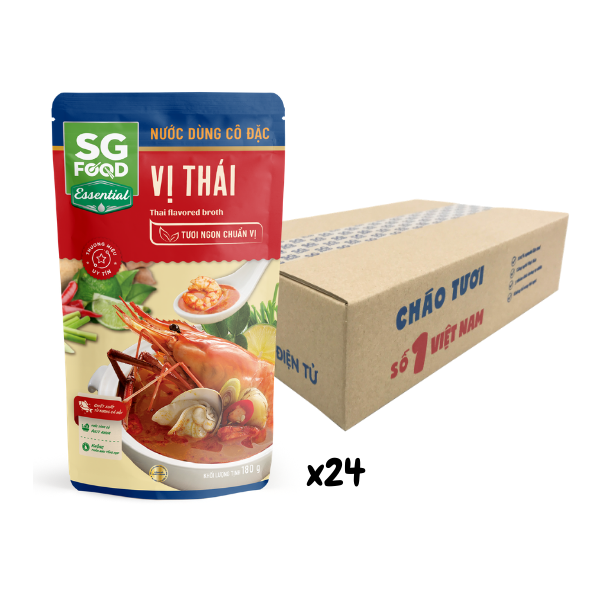 thung 24 goi nuoc dung co dac vi thai 180g