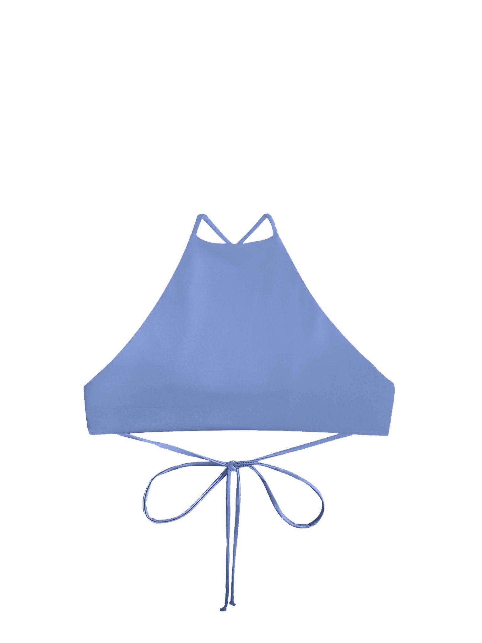 Áo yếm bơi Bold Bikini cột dây màu xanh yên bình - Blue Serenity Coral Top