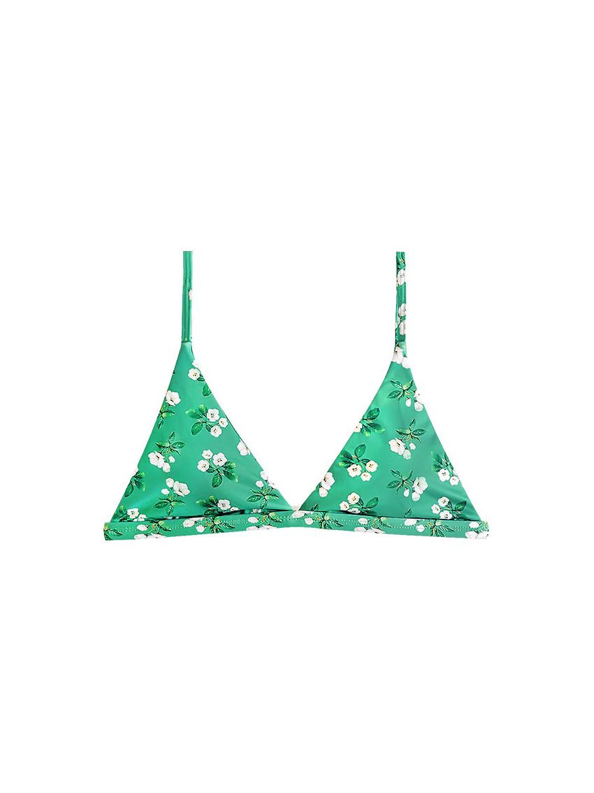 Áo bơi tam giác họa tiết hoa bưởi có khóa gài - Pome Florist Ocean Top