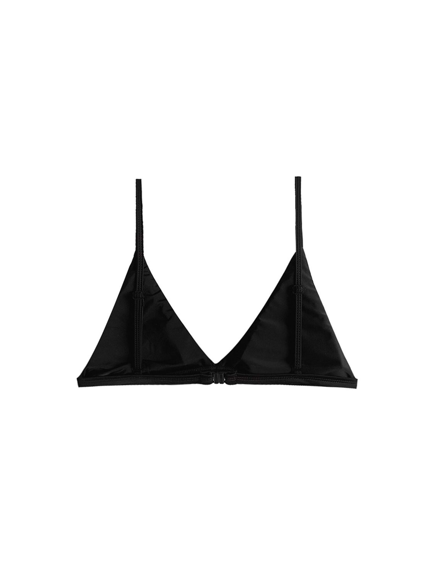 Áo bơi Bold Bikini màu đen tam giác có khóa gài sau lưng - Black Ocean Top