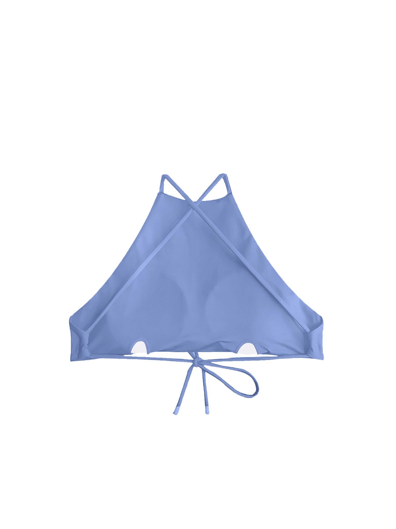 Áo yếm bơi Bold Bikini cột dây màu xanh yên bình - Blue Serenity Coral Top