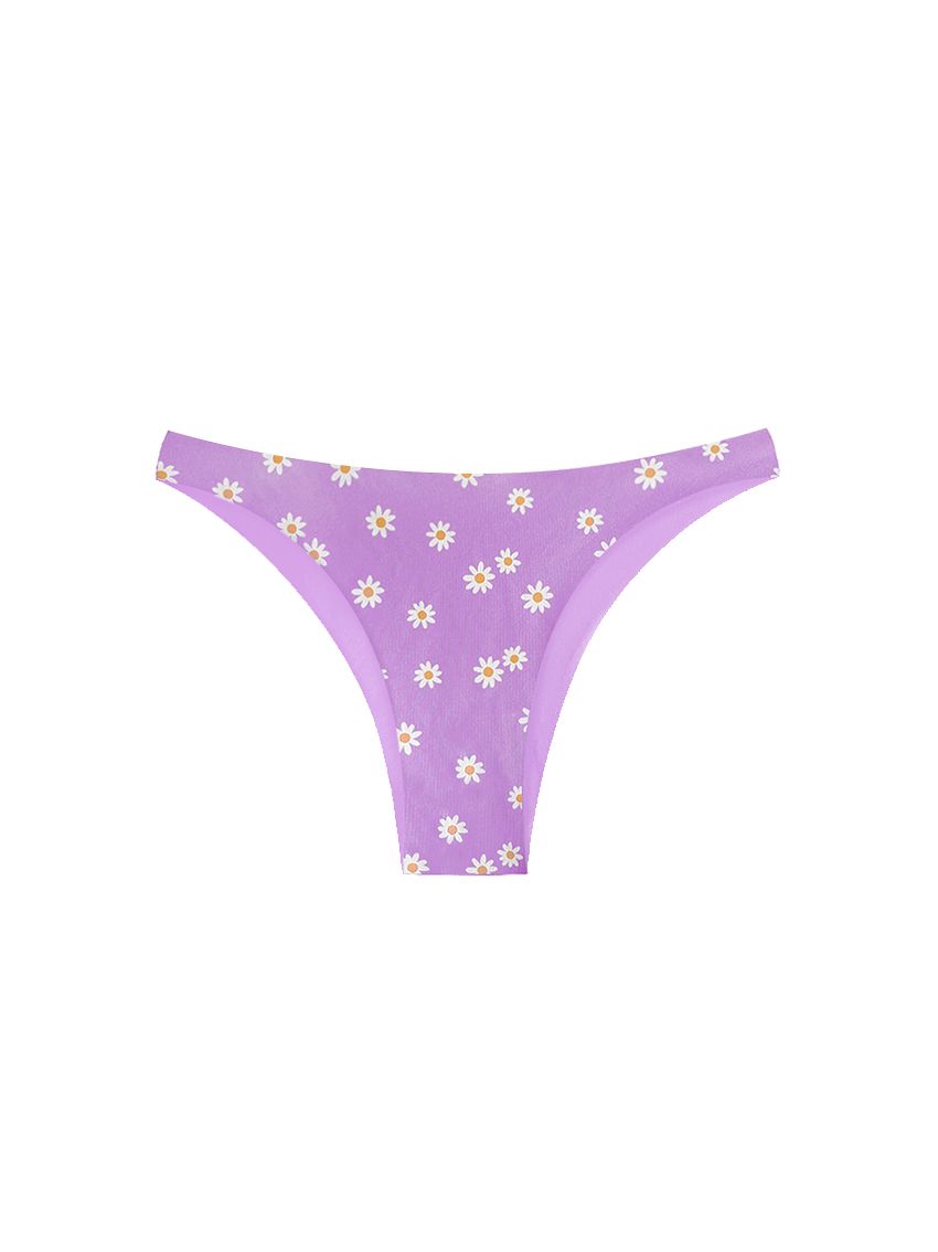 Quần bơi 2IN1 (Mặc được cả 2 mặt) họa tiết hoa cúc - Violet Daisy Daria Bottom 2IN1