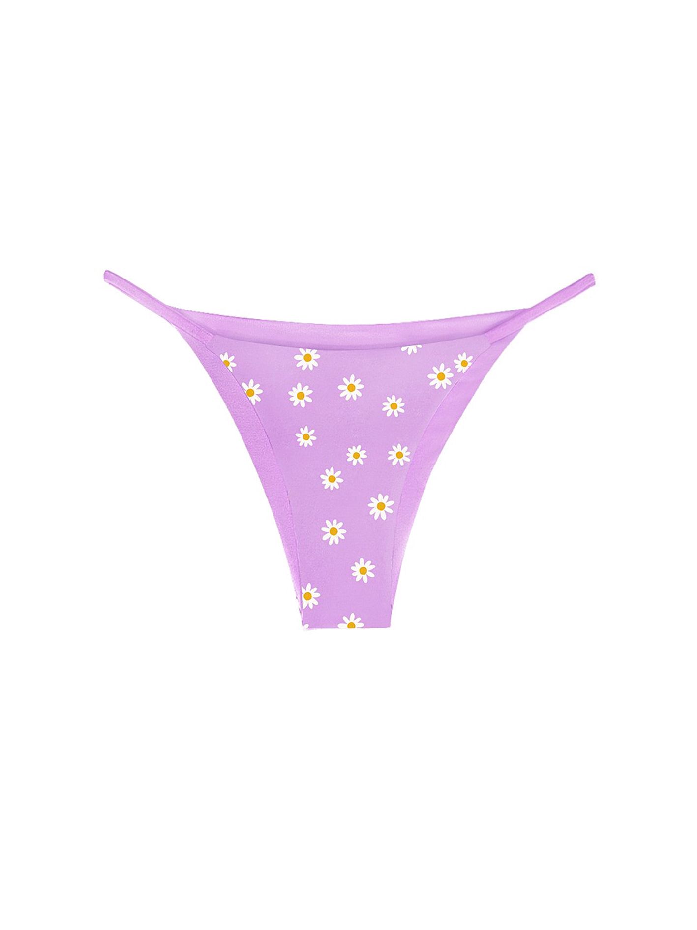 Quần bơi 2IN1 (Mặc được cả 2 mặt) họa tiết hoa cúc - Violet Daisy Caicos Bottom 2IN1