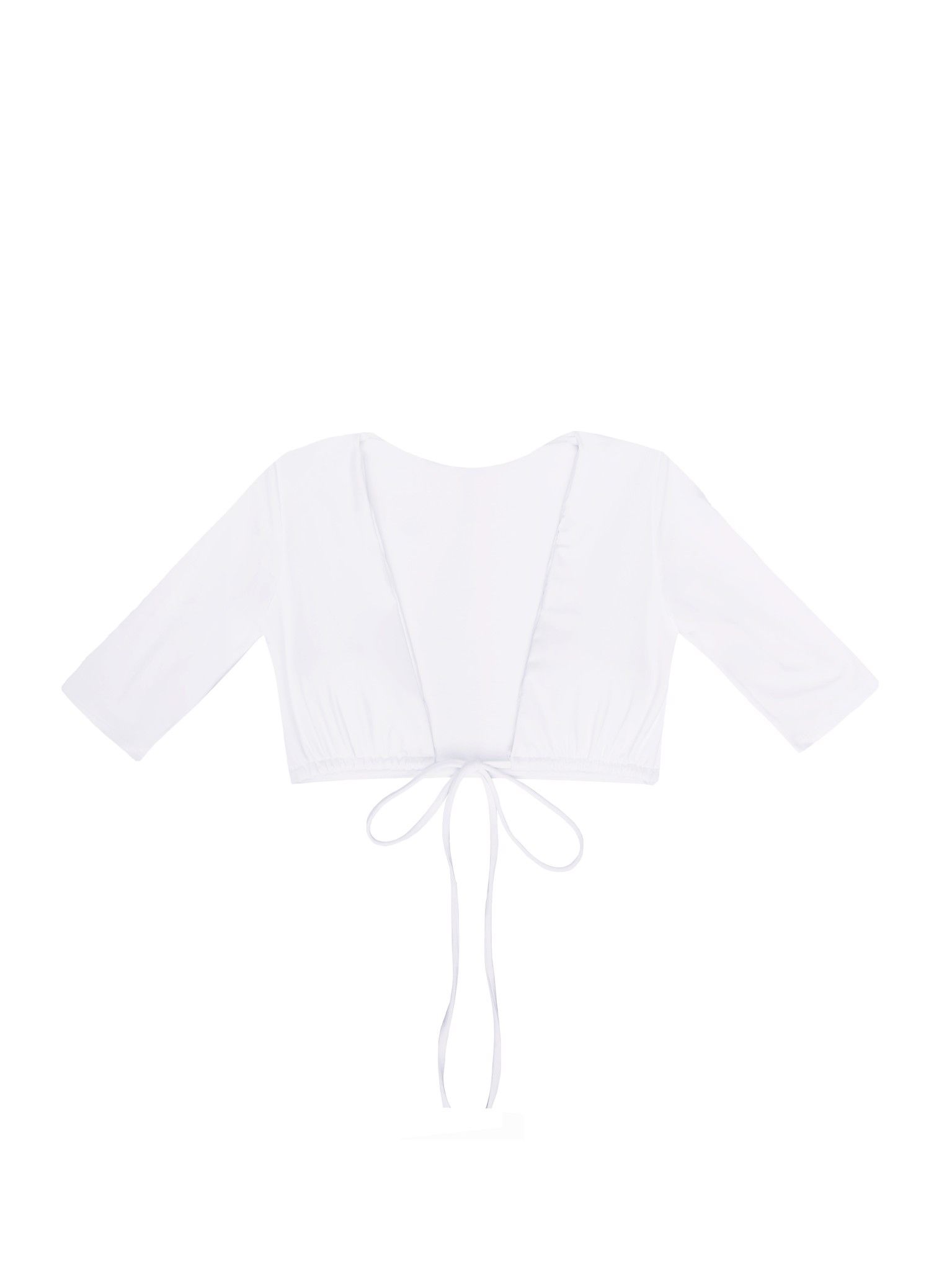 Áo bơi tay lỡ màu trắng - White Nanami Top
