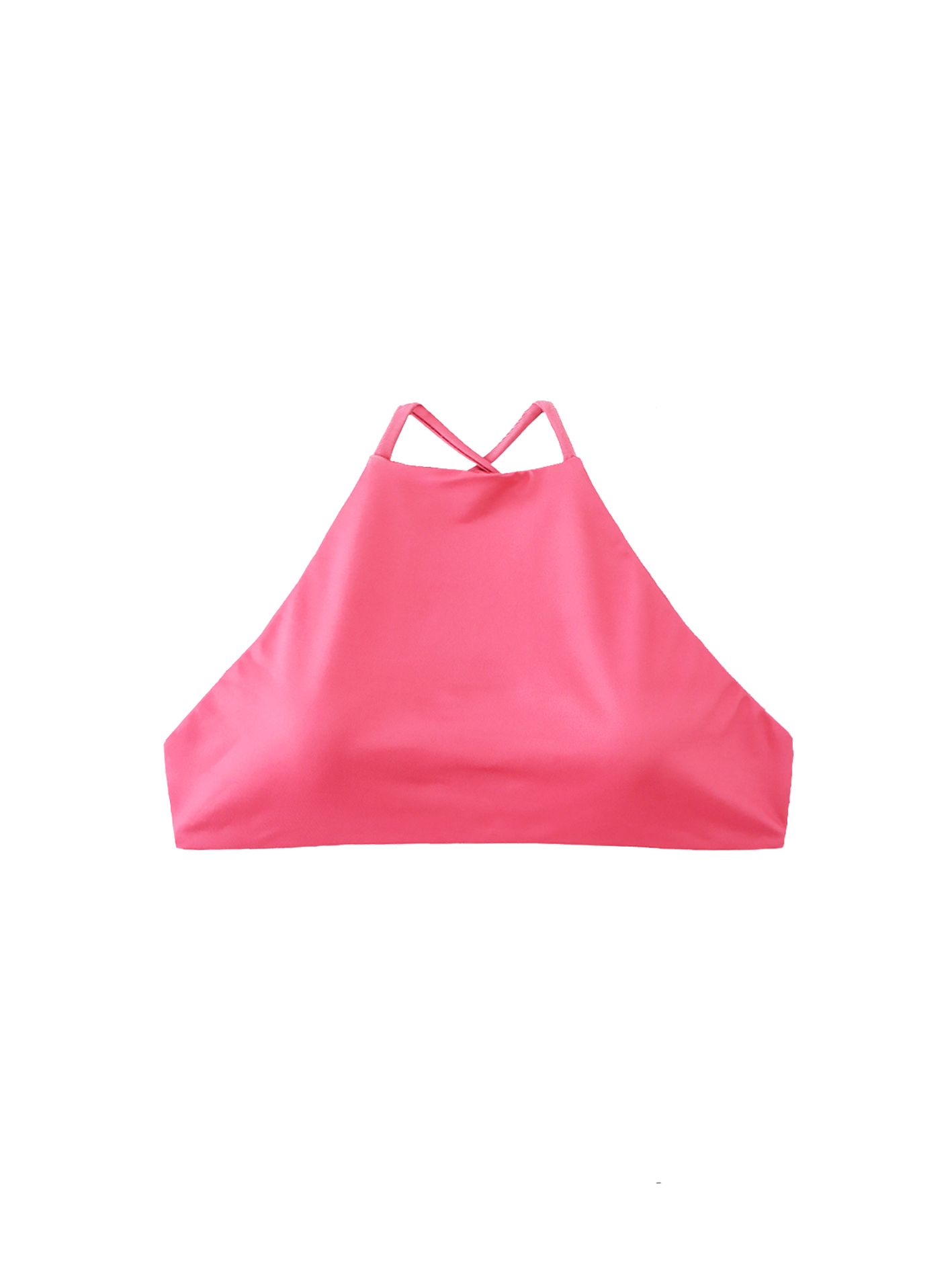 Áo yếm bơi Bold Bikini cột dây màu hồng - Pink Coral Top