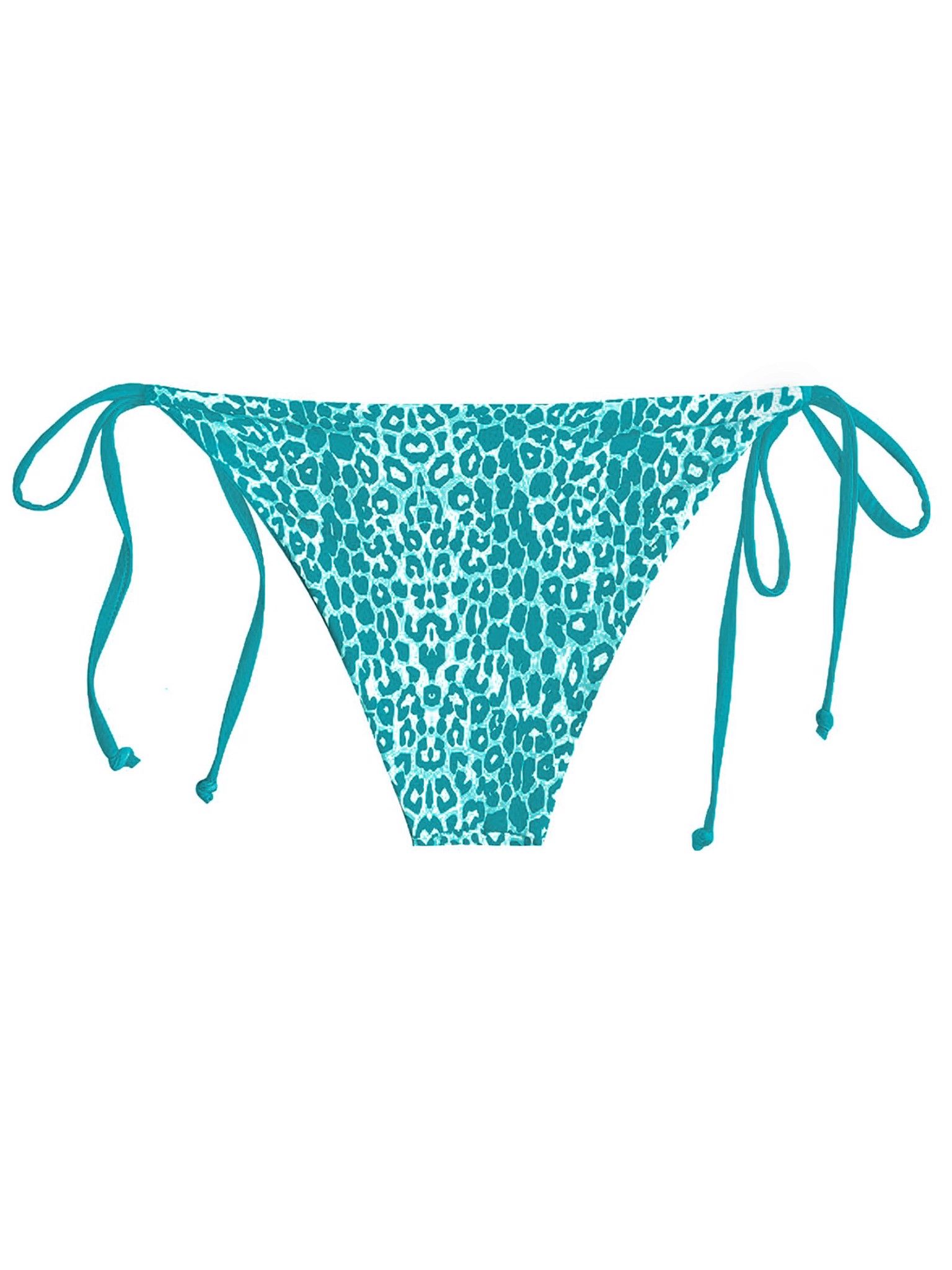 Quần bơi 2IN1 (Mặc được cả 2 mặt) form basic - Turquoise Cheetah Basic Bottom 2 in 1