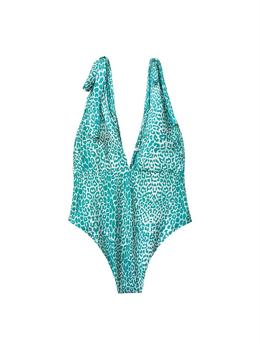 Turquoise Cheetah Bella Suit