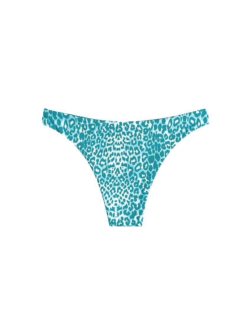 Quần bơi 2IN1 (Mặc được cả 2 mặt) - Turquoise Cheetah Daria Bottom 2IN1