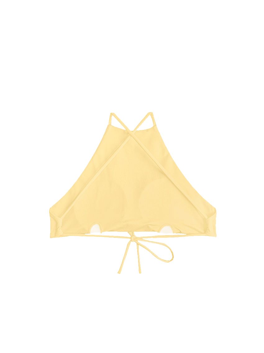 Áo yếm bơi Bold Bikini cột dây màu vàng nhạt - Butterscotch Coral Top