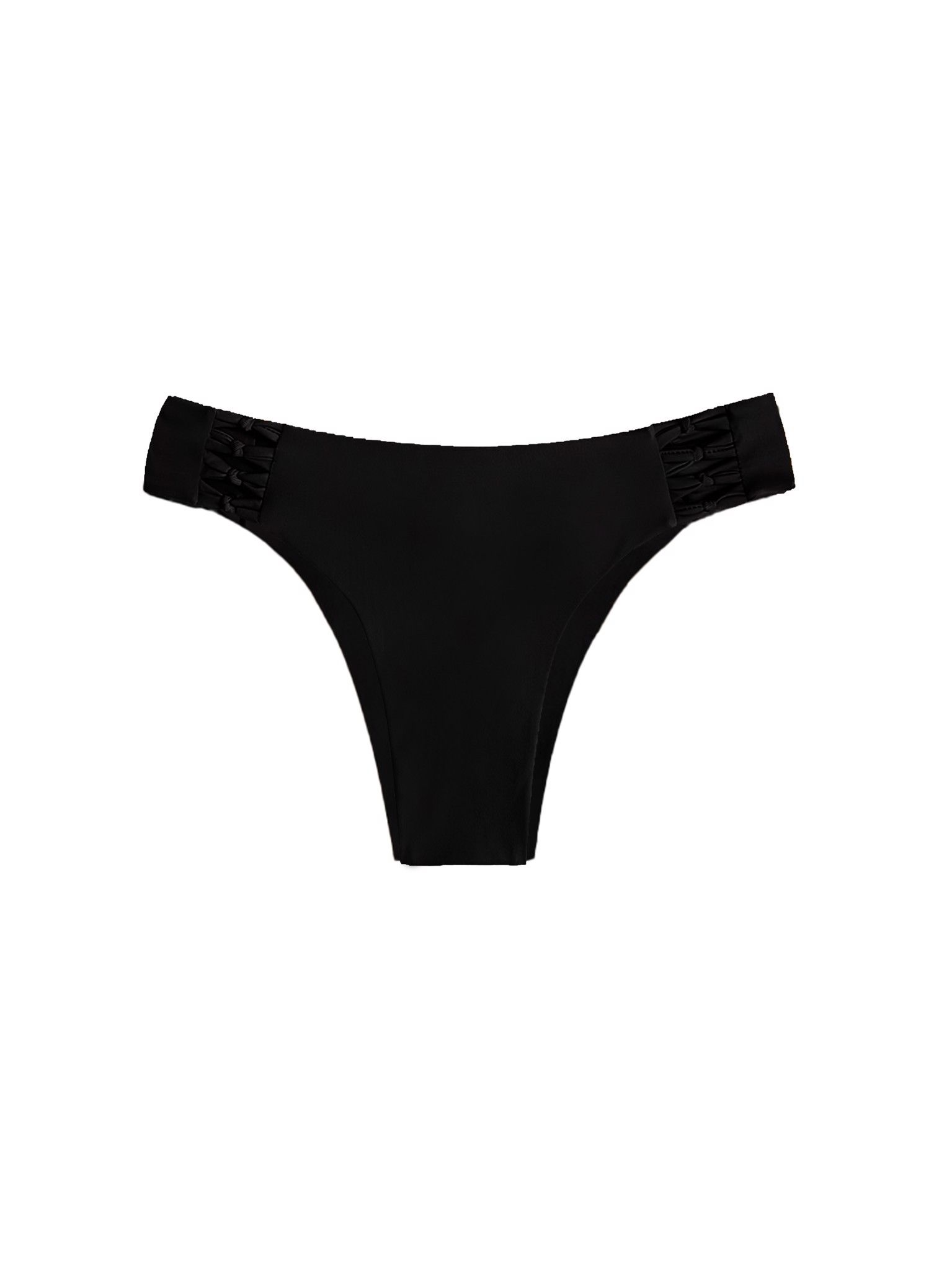 Quần bikini nút thắt kiểu mermaid độc đáo màu đen - Black Mermaid Bottom