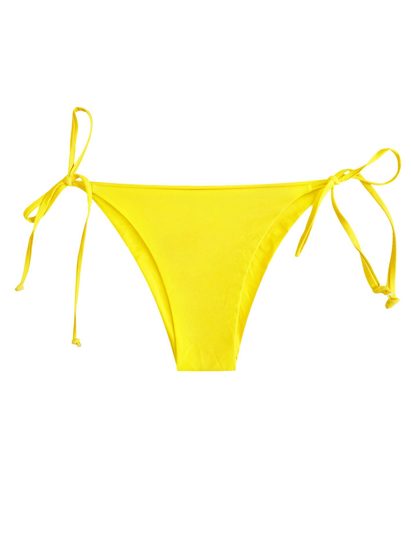 Quần bikini cột dây màu vàng chóe - Yellow Basic Bottom