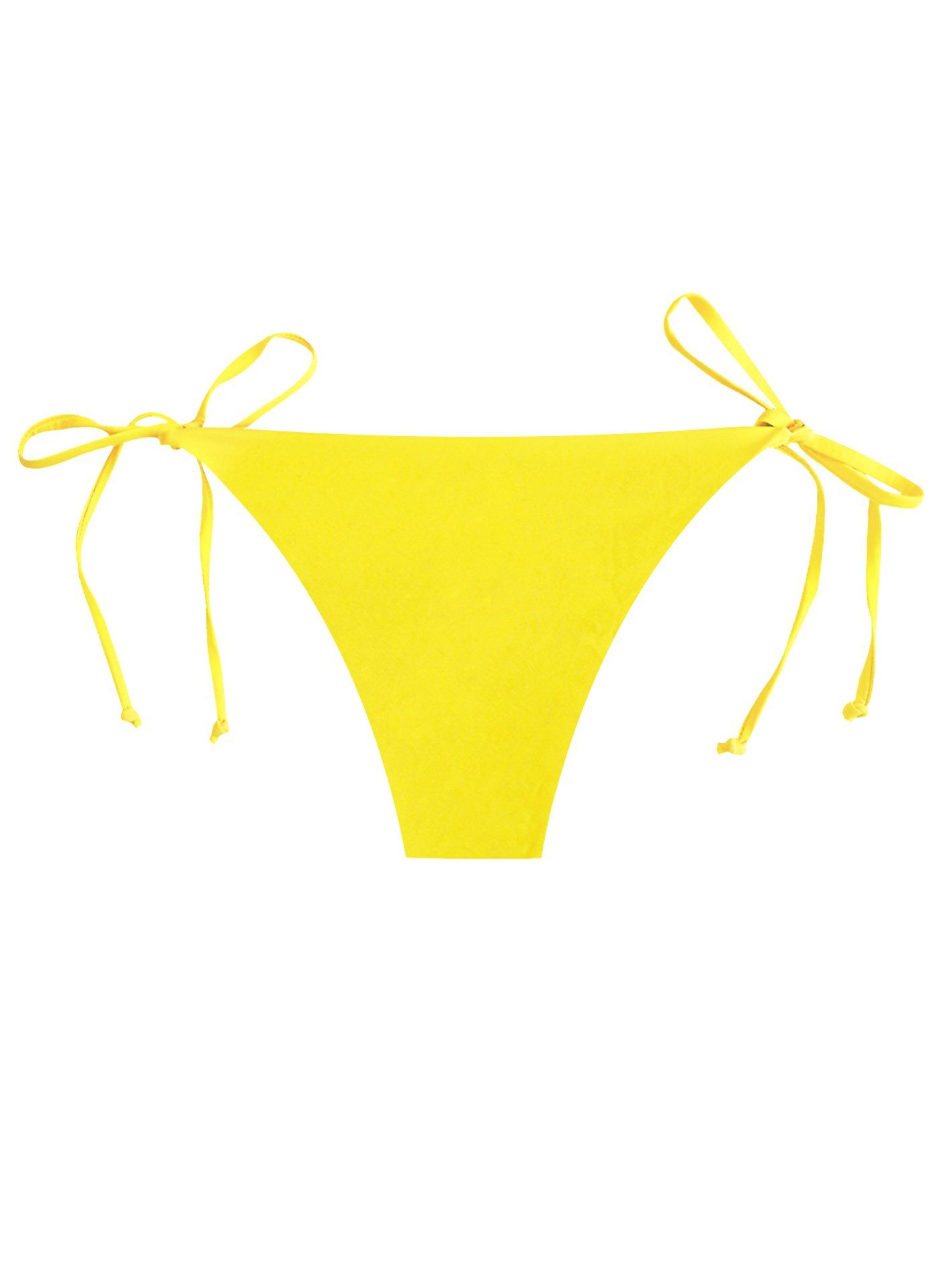 Quần bikini cột dây màu vàng chóe - Yellow Basic Bottom