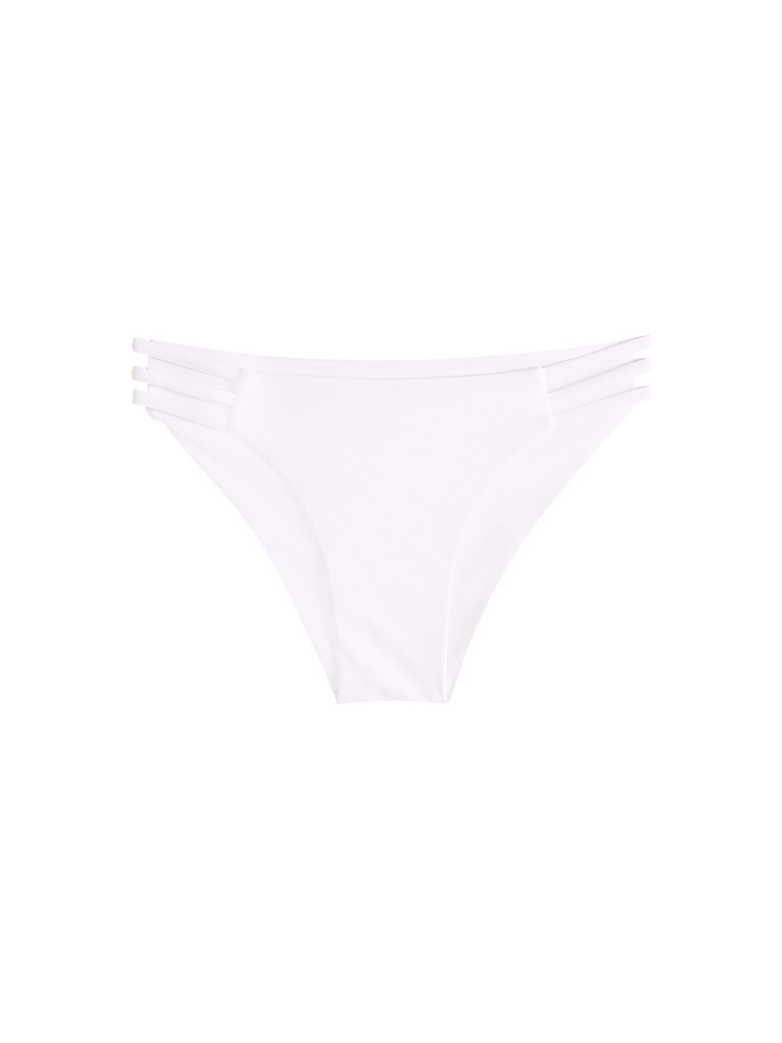 Quần bơi màu trắng 3 dây mảnh - White Gaps Bottom