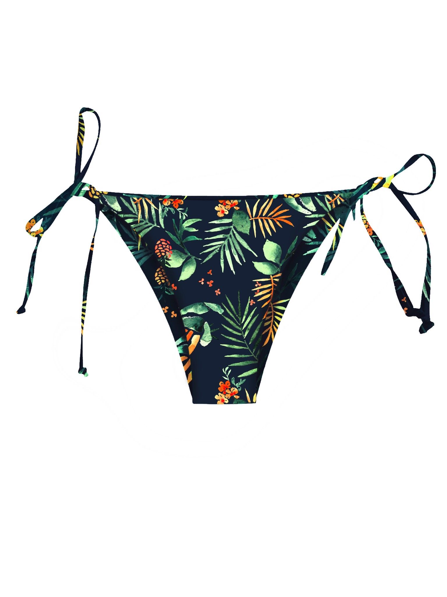 Quần bơi cột dây họa tiết lá nhiệt đới - Dark Jungle Basic Bottom