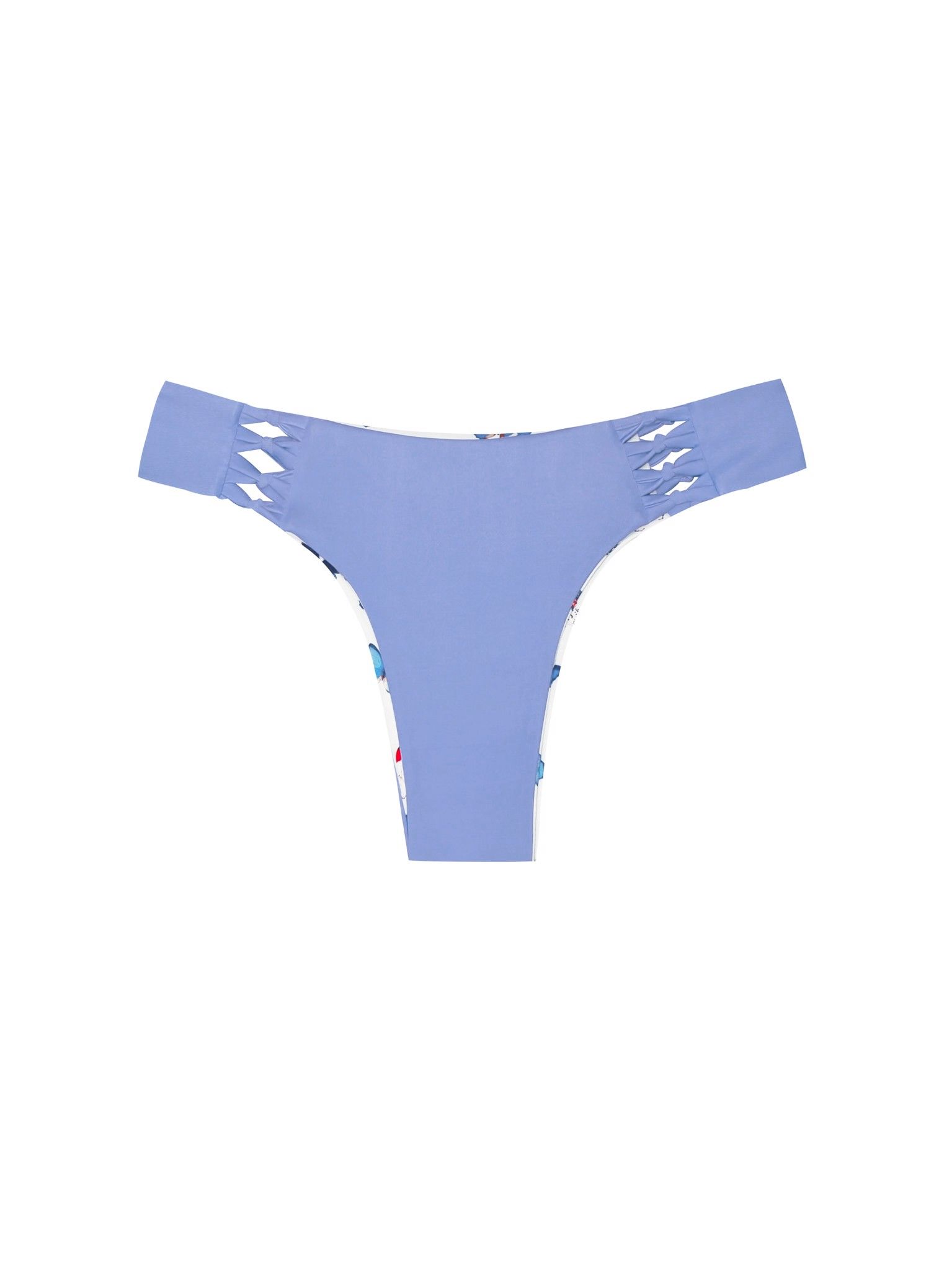 Quần bơi 2IN1 (Mặc được cả 2 mặt) thắt nút kiểu Mermaid họa tiết bướm - TROP41 Mermaid Bottom 2IN1