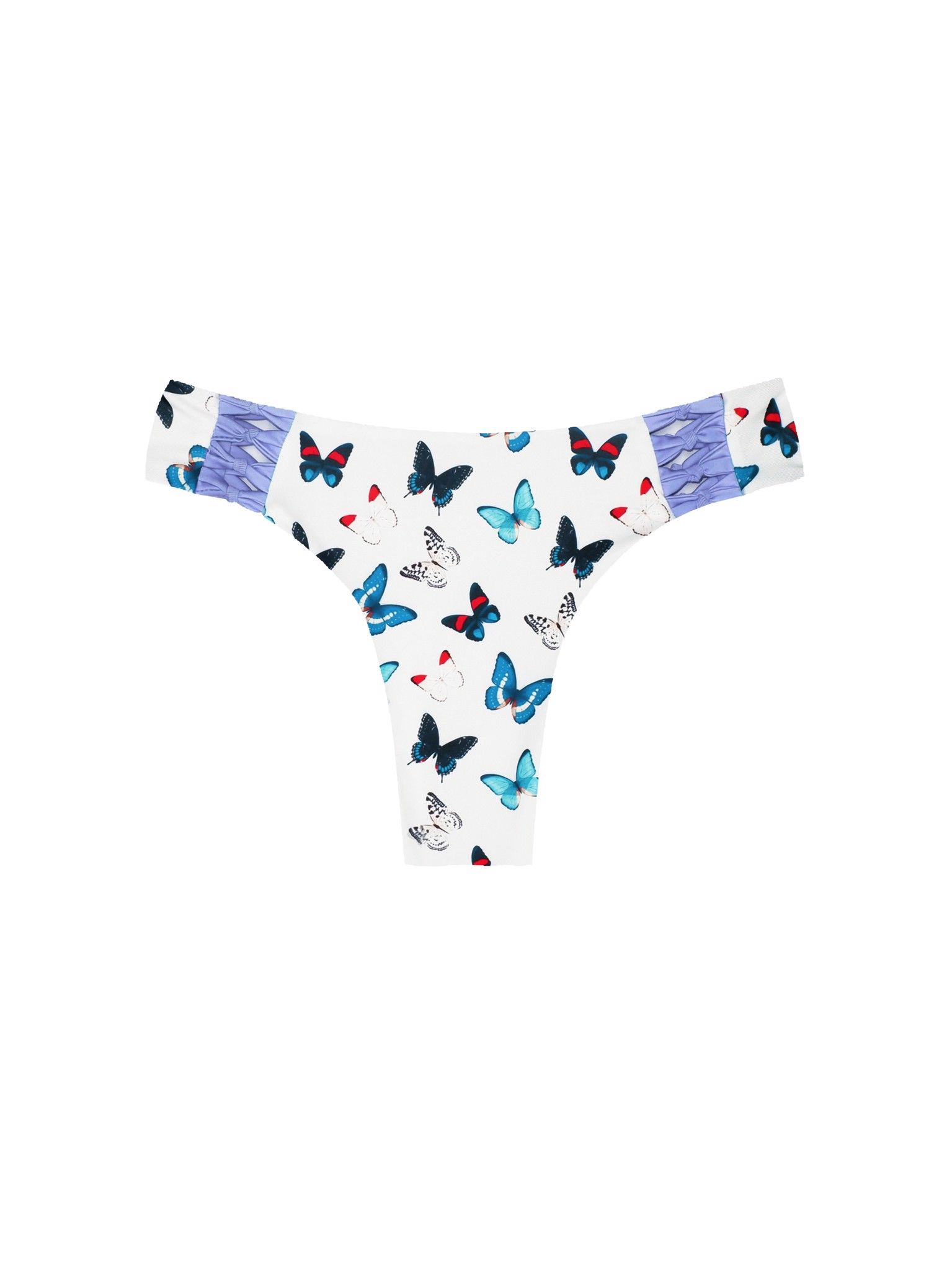 Quần bơi 2IN1 (Mặc được cả 2 mặt) thắt nút kiểu Mermaid họa tiết bướm - TROP41 Mermaid Bottom 2IN1