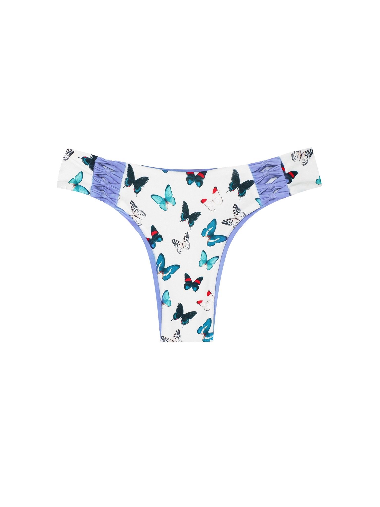 Quần bơi 2IN1 (Mặc được cả 2 mặt) thắt nút kiểu Mermaid họa tiết bướm - TROP41 Mermaid Bottom 2IN1