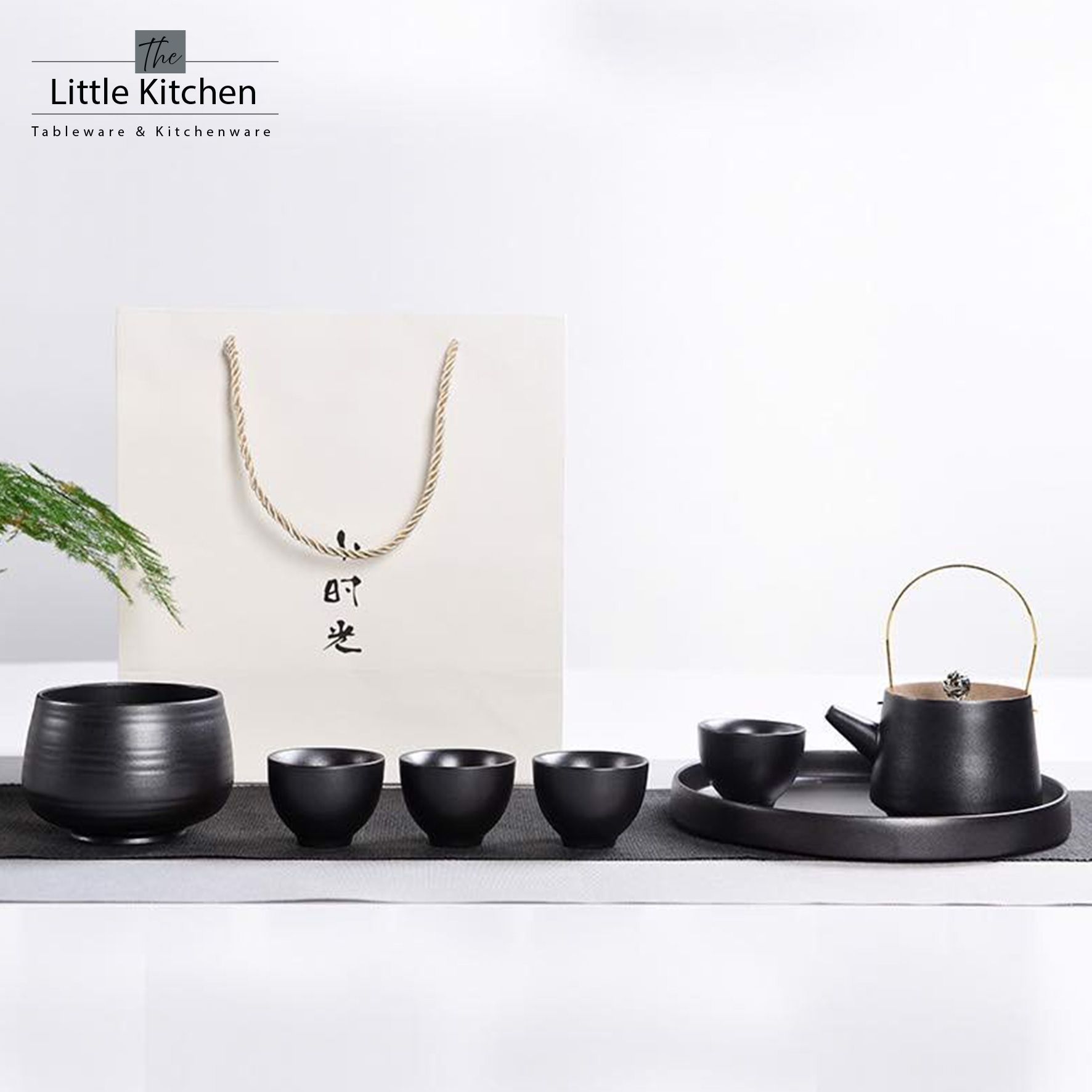 Bộ ấm trà đen. Chất liệu cao cấp, màu sắc độc đáo sang trọng