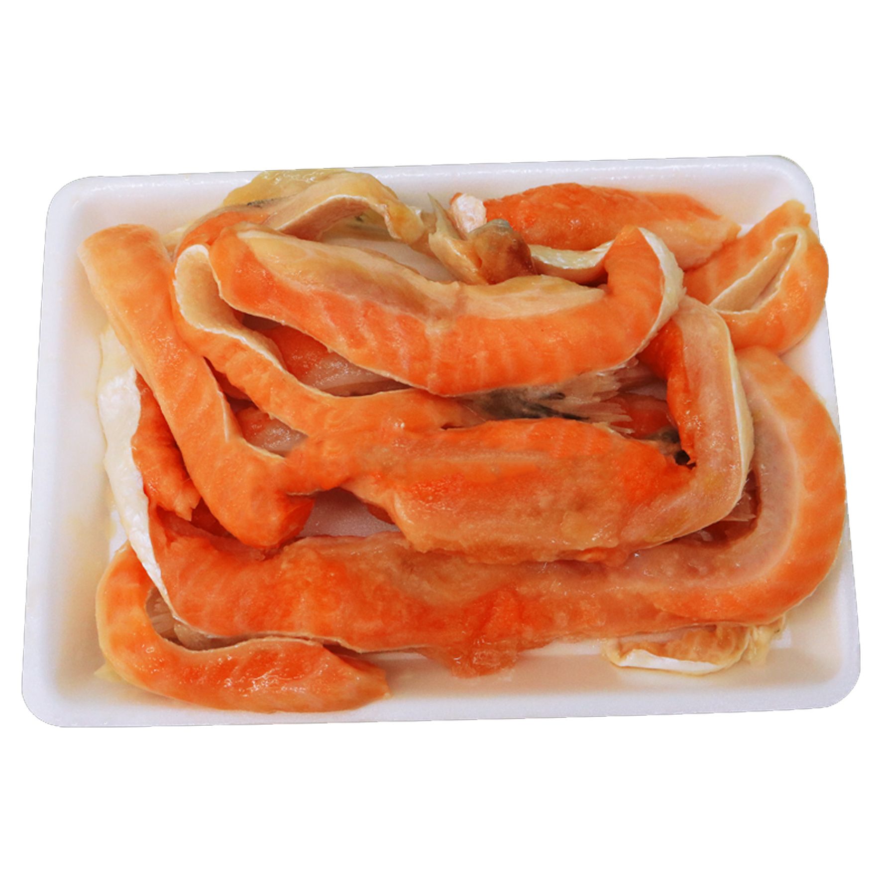 Lườn cá hồi Nauy đông lạnh 55,000đ/khay 500g. Bán hàng từ 8h-20h. Thanh toán COD