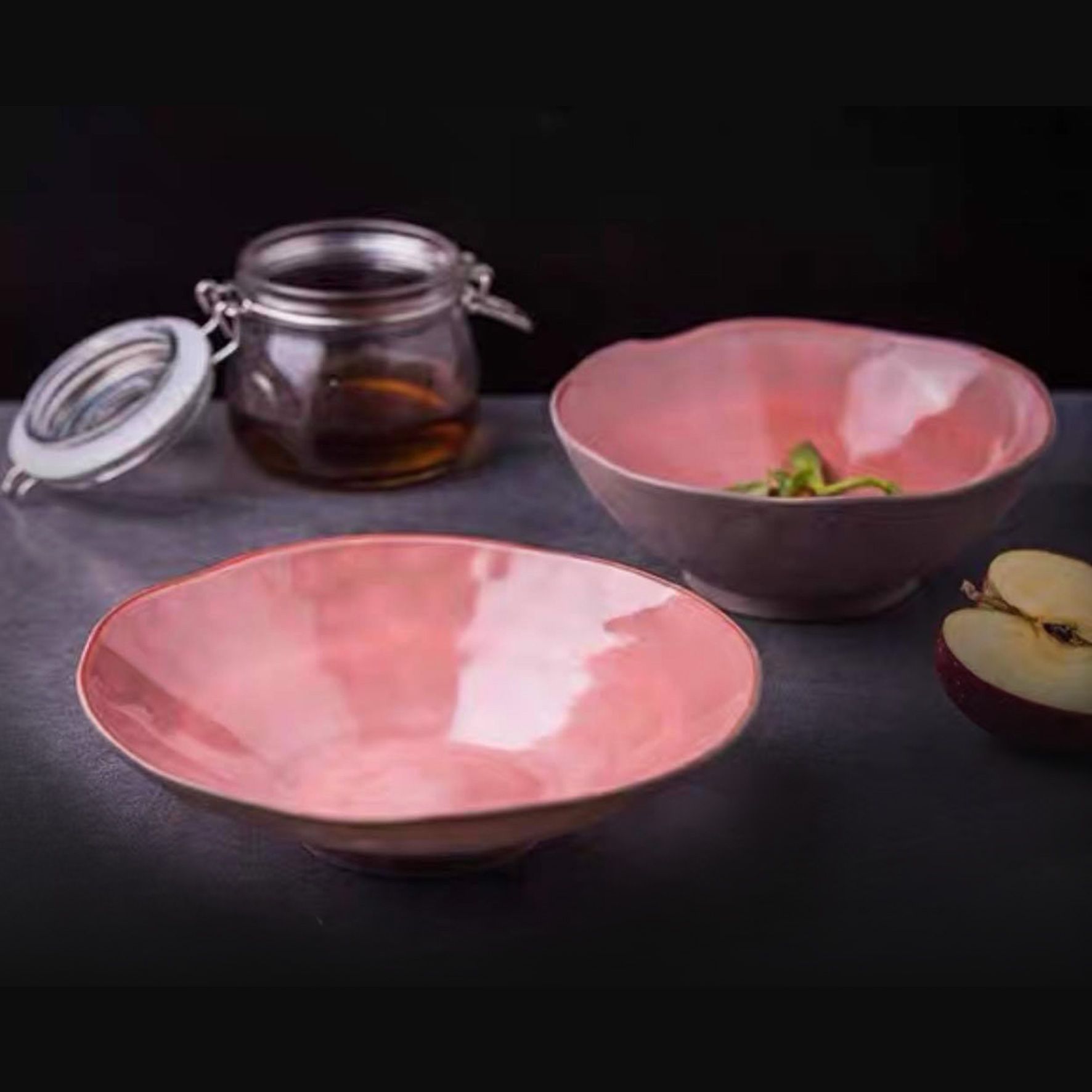 Bát tô hồng nhỡ kích thước 24cm