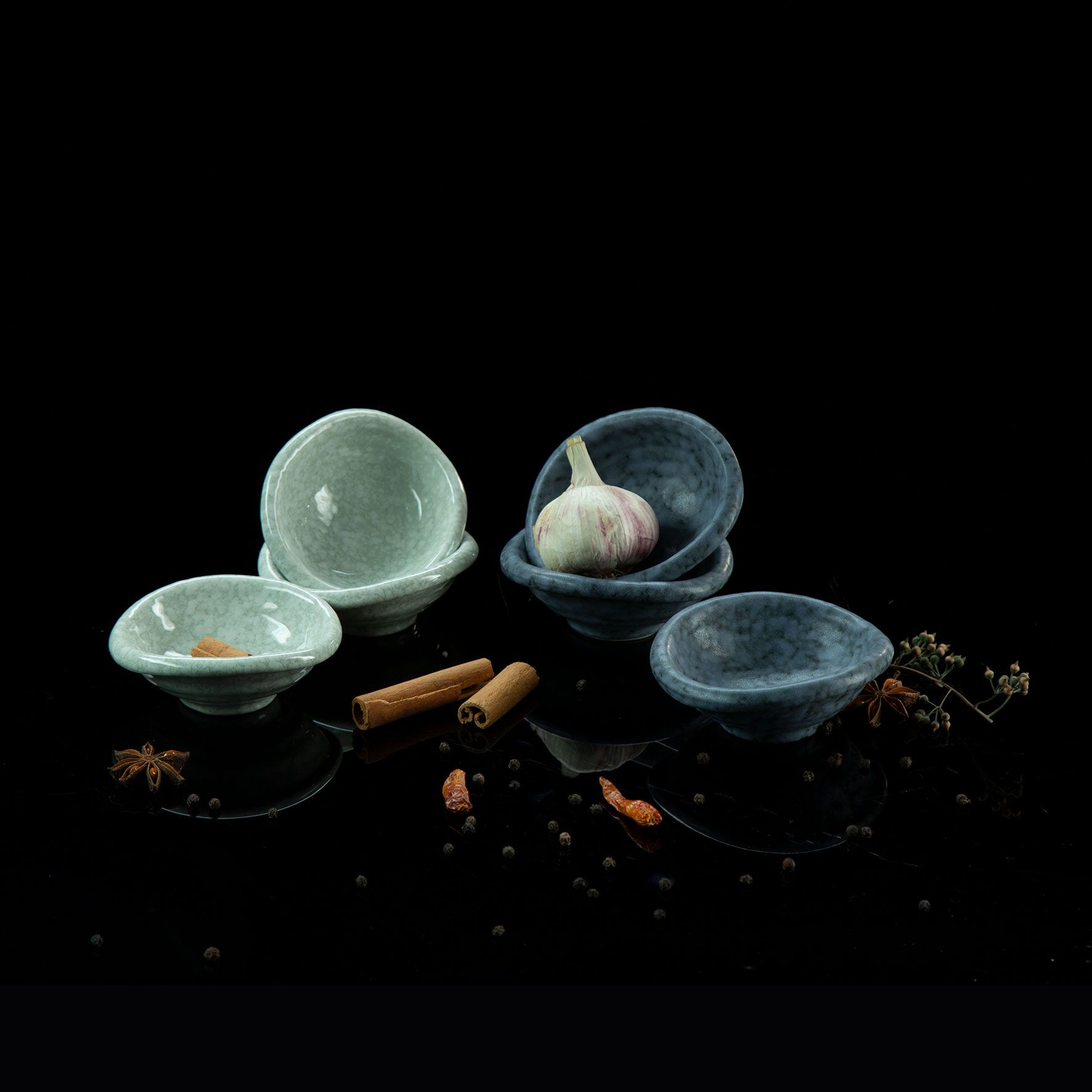 Bát sốt lệch xanh