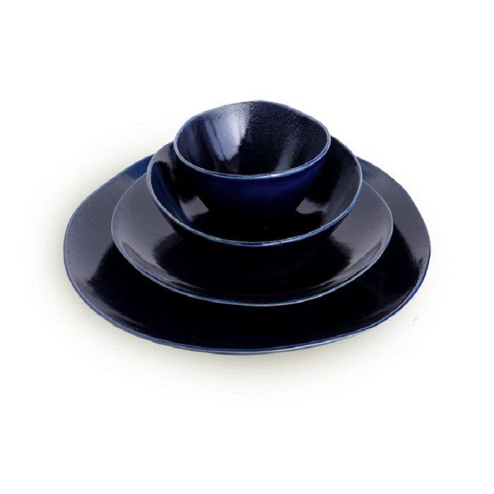 Đĩa gốm Thailand - Cửu Long Salad, an toàn cho lò vi sóng và máy rửa,kích thước D22cm