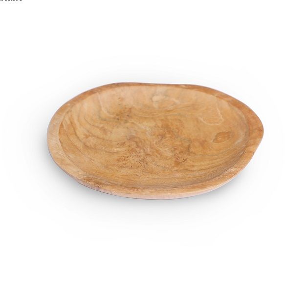 Đĩa Indonesia, gỗ Teak cao cấp, kích thước: 19cm-24cm-31cm. Bảo quản nơi khô ráo.