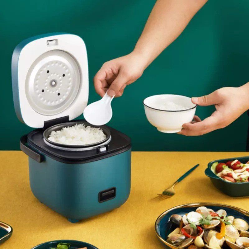 Nồi cơm điện mini Mishio MK265 (4 màu lựa chọn : xanh, nâu, trắng, hồng)
