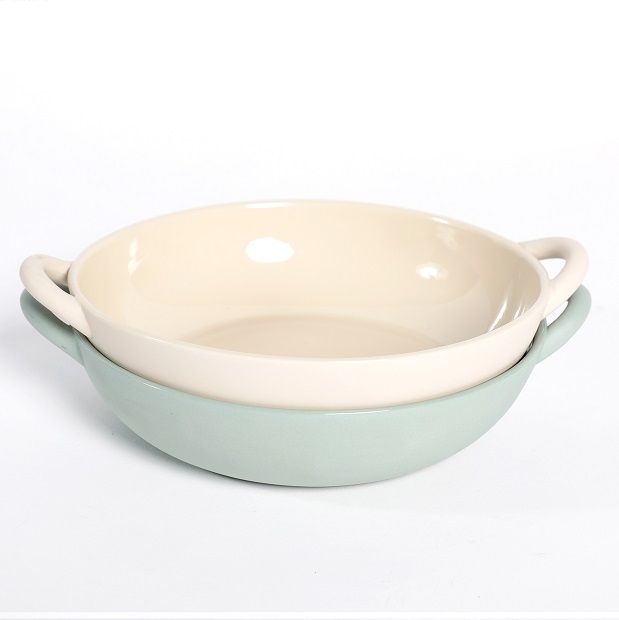 Chảo Việt Nam-Mekong Big Pan, gốm cao cấp,dùng cho lò vi sóng và máy rửa,kích thước D19H4.5cm, có 2 màu.