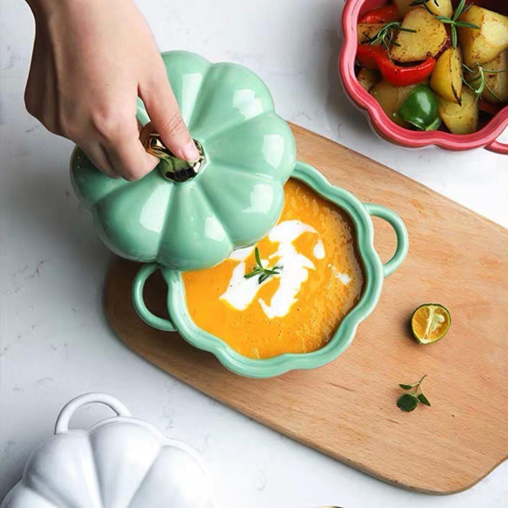 Âu sứ bí ngô Little Kitchen