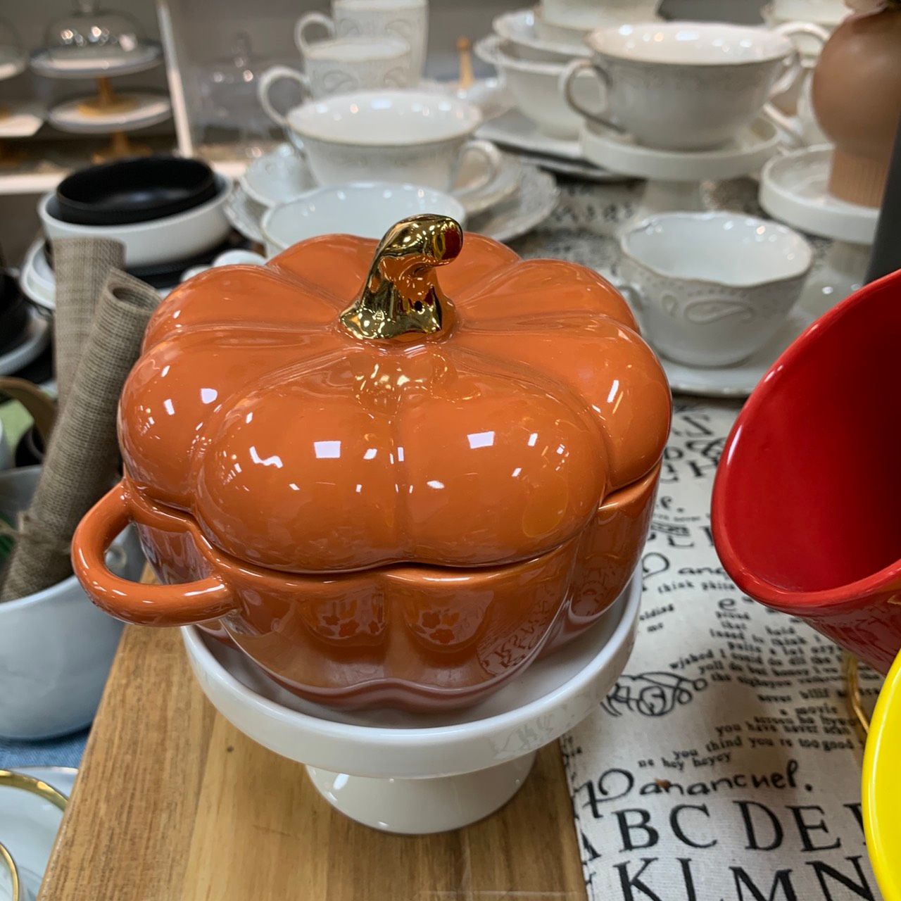 Âu sứ bí ngô Little Kitchen
