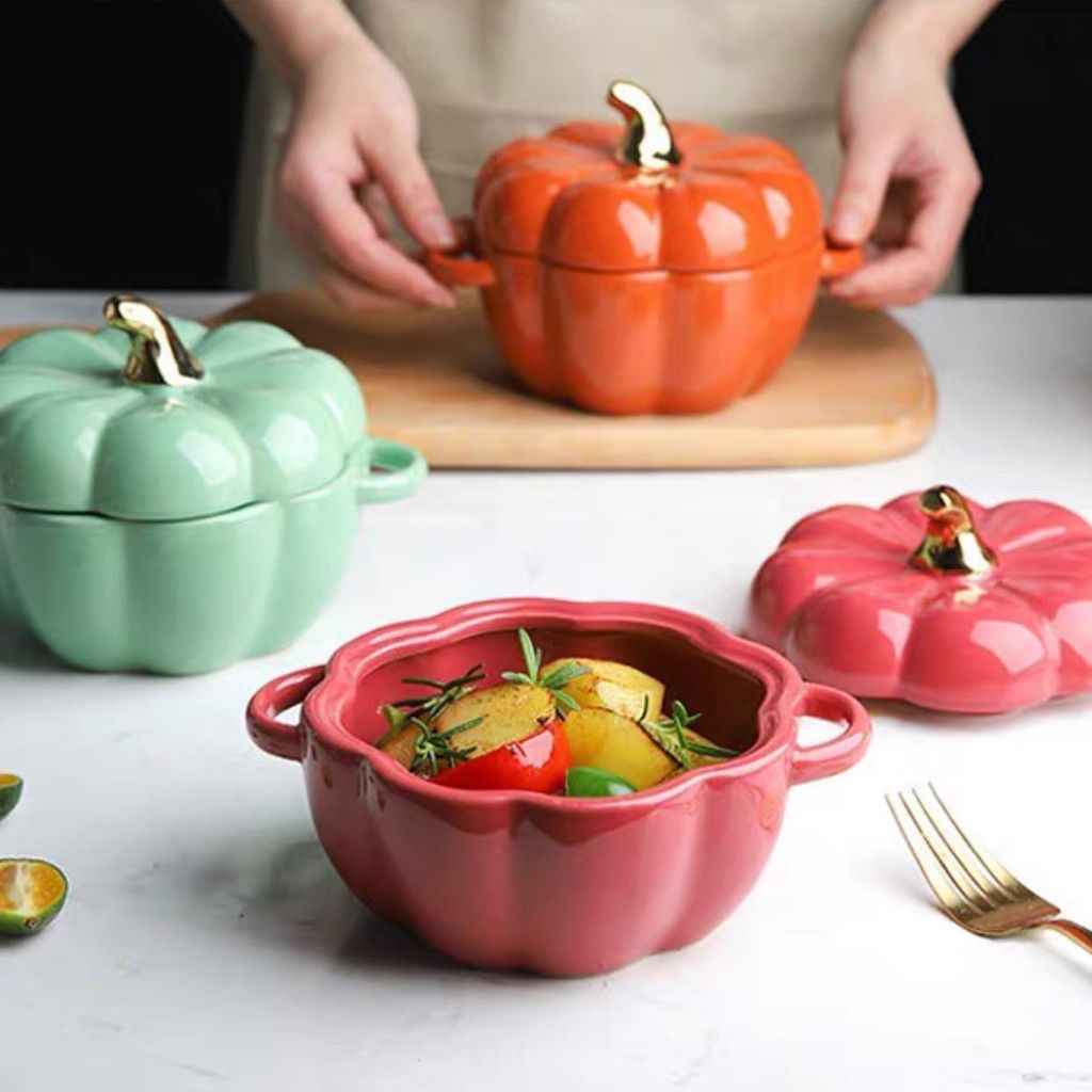 Âu sứ bí ngô Little Kitchen