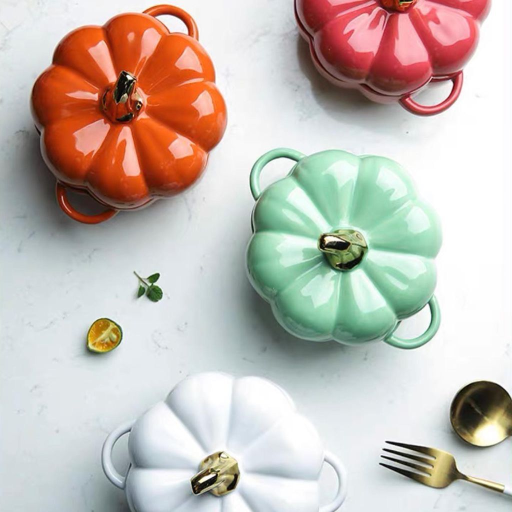 Âu sứ bí ngô Little Kitchen