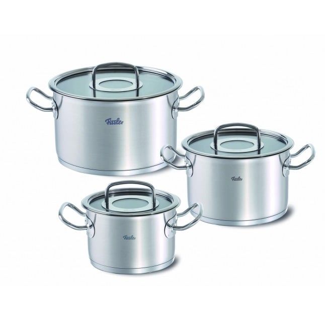 Bộ nồi Đức inox cao cấp Fissler Original Pro 3 món-bán chạy nhất,nấu ngon nhất,an toàn cho sức khỏe,thân thiện với môi trường.