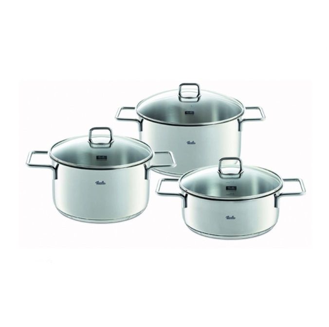 Bộ nồi Đức inox cao cấp Fissler Munchen 3 món-bán chạy nhất,nấu ngon nhất,an toàn cho sức khỏe,thân thiện với môi trường.