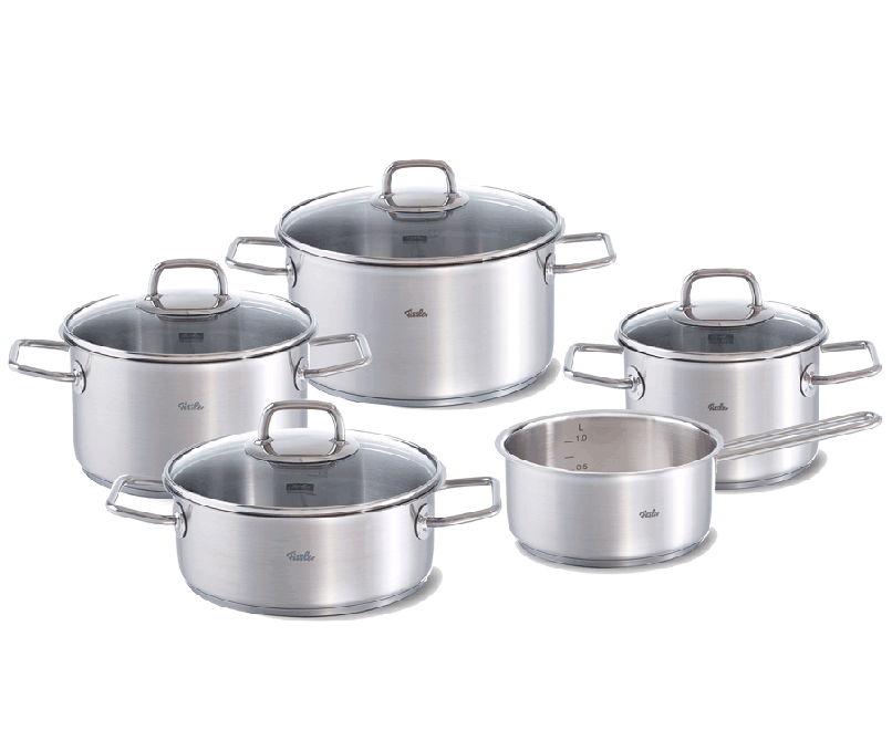 Bộ nồi Đức inox cao cấp Fissler Viseo 5 món, bán chạy nhất,nấu ngon nhất,an toàn cho sức khỏe,thân thiện với môi trường.