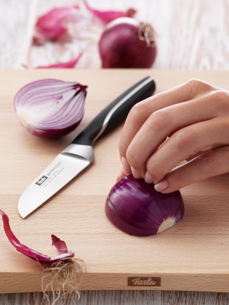 Dao Đức Santoku Fissler Perfection, chiều dài lưỡi dao: 14cm & 18cm. Đồ dùng nhà bếp cao cấp, lí tưởng cho các món Á.