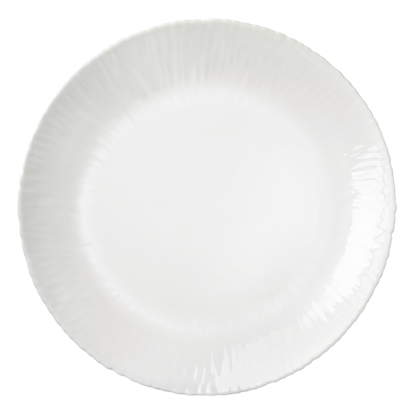 Đĩa tròn Tây Ban Nha Bormioli Coconut, đường kính 2 & 27cm. Sứ thủy tinh cường lực. Dùng được lò vi sóng và máy rửa.
