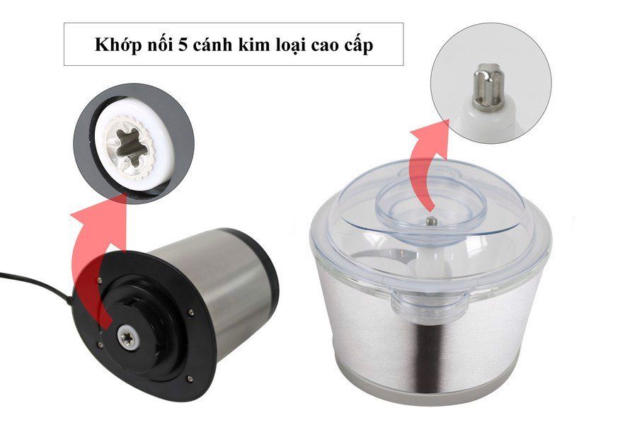 Máy xay thịt 1.8L cối inox MK157