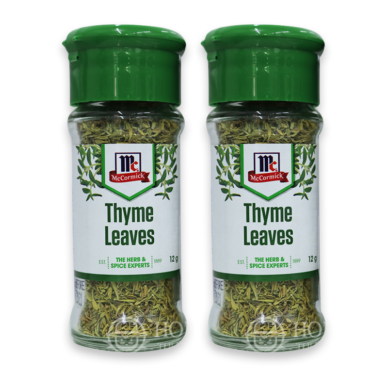 Lá húng tây Mccormick (Thyme leaves lọ 12g) 45,000₫ /1 lọ. Bán hàng từ 8h-20h. Thanh toán COD