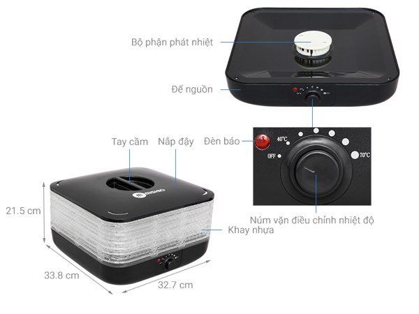 Máy sấy trái cây MK172