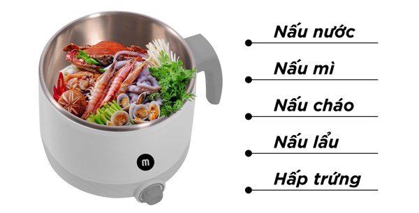 Ca đun siêu tốc 1.5L MK214 inox 304