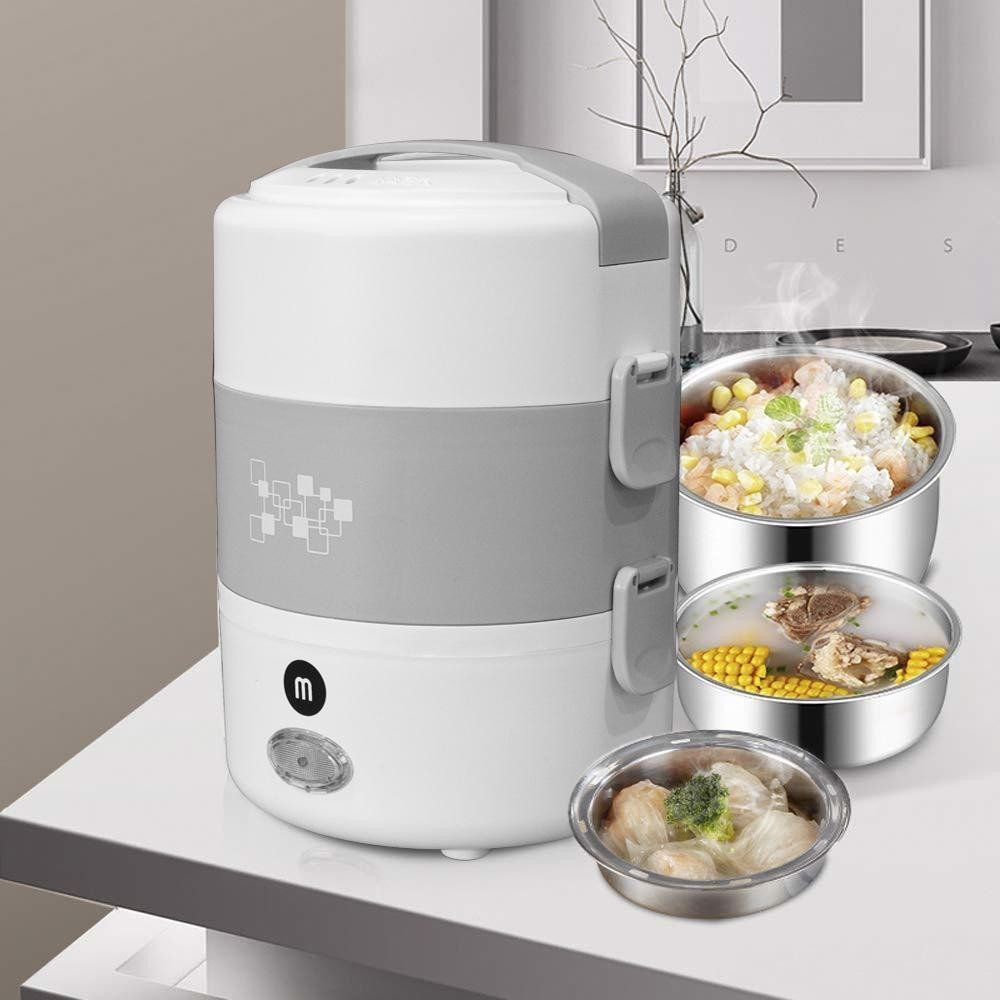 Hộp hâm cơm Mishio MK182 (inox304)