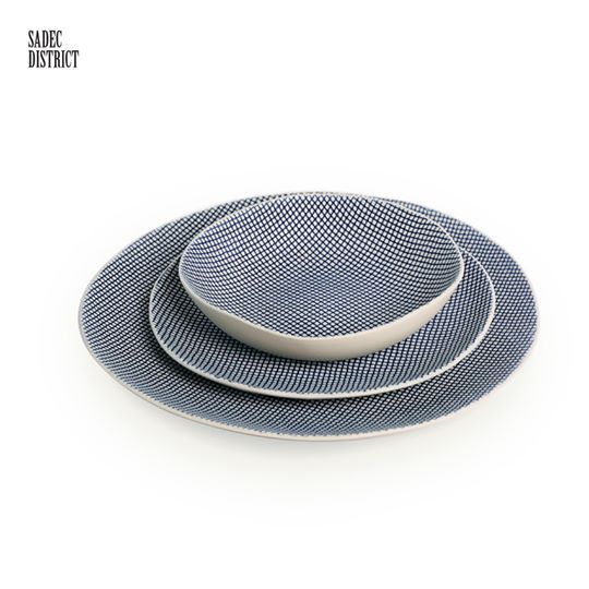 Bát gốm Thailand-Nam Khan Soup-Gốm thủ công cao cấp-An toàn cho lò vi sóng và máy rửa-Kích thước D17cmH5cm.